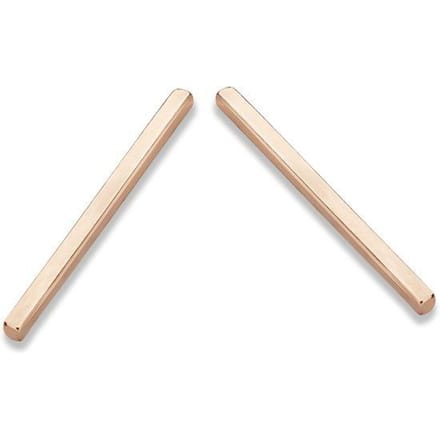 Casa Jewelry Oorhangers Stick - Rosé Verguld