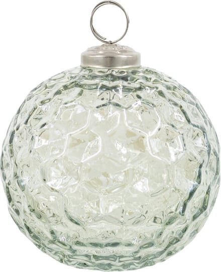 HomeBound by KY | Glazen kerstbal groen | 12,5x12,5cm | kerstbal