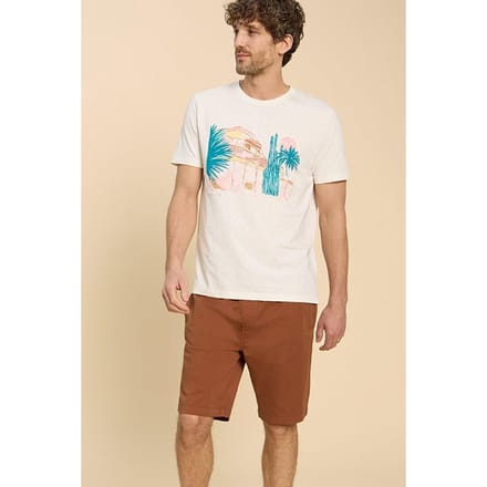 White Stuff Palmer Drawstring Short Mid Brown Taglia: W30 REGULAR | Pantaloncini Outlet | Uomo | Marrone