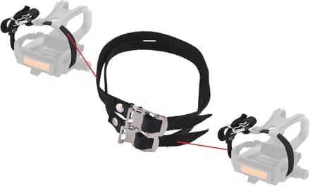 Pedaalriemen Nylon voor Fiets en Hometrainer - Set van 2