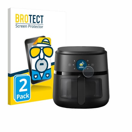 BROTECT - Screenprotector voor Philips Airfryer 2000 Gen 2 6,2L - Folie Beschermfolie matte 2 Stuks