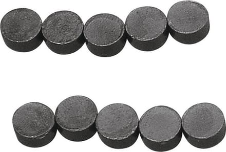 Rayher hobby magneten - 20x - rond - knutsel/koelkast magneten - 8 x 4 mm