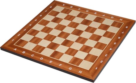 Schaakbord - Strategisch spel - Tafelspel - Met randopschrift - 50 mm veld