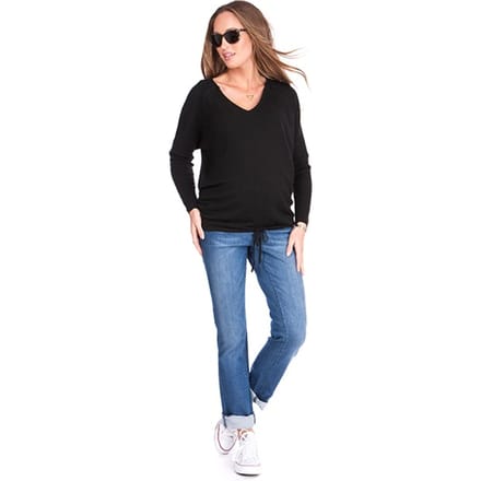 Seraphine Cropped Maternity Jacket Black Größe: 8 | Jacken Outlet | Damen | Schwarz