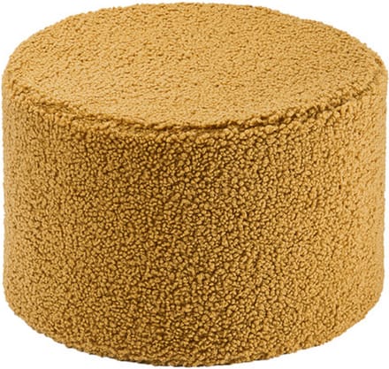 Wigiwama Teddy Pouffe / Poef - Ø40x25cm - Maple