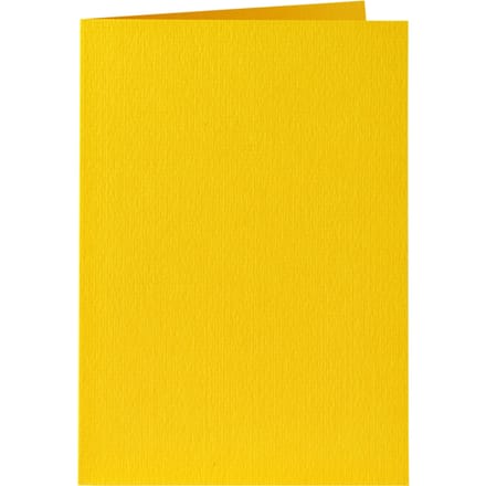 Correspondentiekaart Papicolor dubbel 105x148mm dottergeel pak à 6 stuks