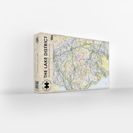 Uitdagende Legpuzzel 1000 Stukken: Gedetailleerde Kaart van Het Lake District