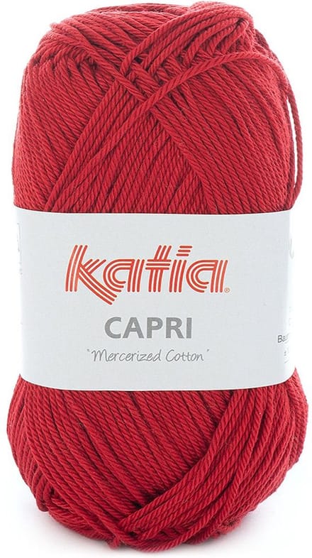 Katia Capri - 82150 wijnrood - Katoen Garen