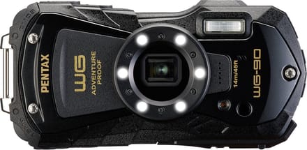 Pentax WG-90 compact camera Zwart