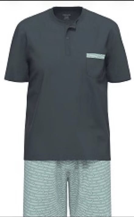 Ammann-herenpyjama korte broek-31199-L