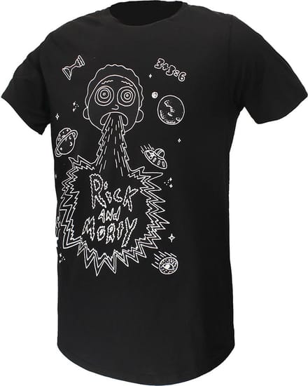 Rick and Morty Space Barf T-Shirt - Officiële Merchandise - M
