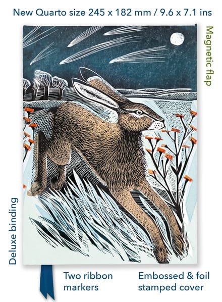 Angela Harding: Shooting Stars (foiled Quarto Journal)