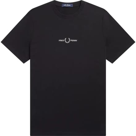 Fred Perry - T-Shirt M4580 Zwart - Heren - Maat S - Slim-fit