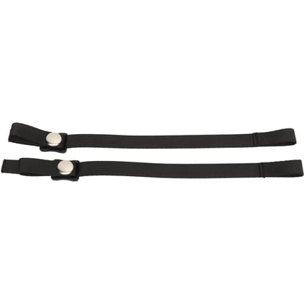2 stuks kinband voor ijshockeyhelmen, kinband voor ijshockeyhelmen met enkele versterkte drukknopen black