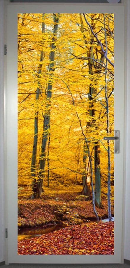 Deurposter 'Herfst 2' - deursticker 75x195 cm