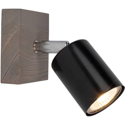 Envostar wandspot Alara 1-lamp grenen grijs