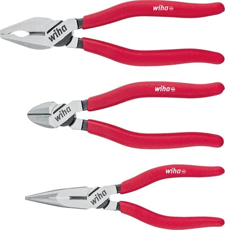 Wiha Tangenset Classic combinatie-, punt-, zijkniptang 3-delig - 26850