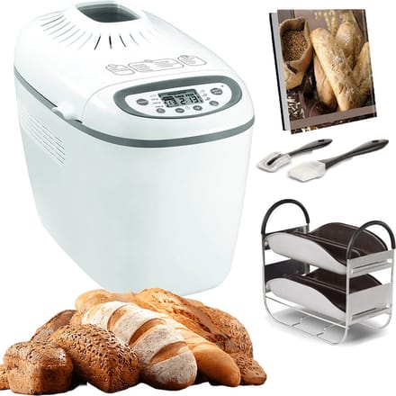 Luxe Broodbakmachine - Broodsnijmachine - Broodbakmachines - Wit