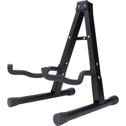 Support de Guitare Pliable Cadre A Support de Sol Présentoir Support pour Guitares Acoustiques Électriques black