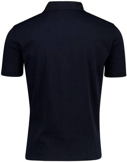 Navy overhemd Pierre Cardin Atelier korte mouwen knopen