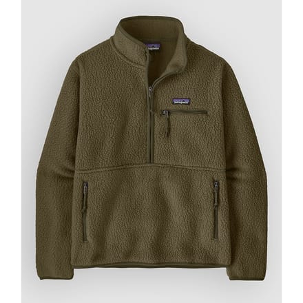 Patagonia Retro Pile Marsupial Half-Zip Fleece Trui groen