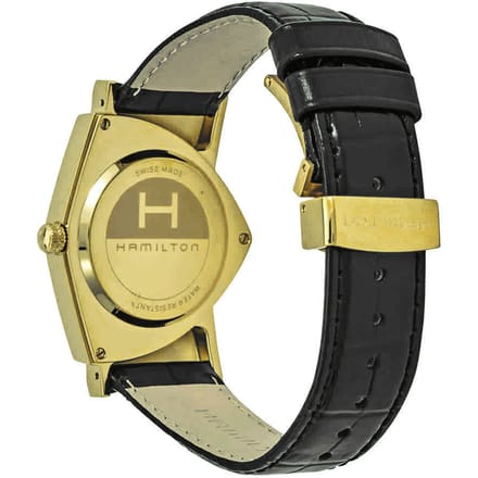 Hamilton H24301731 Ventura Quartz Herenhorloge zwart