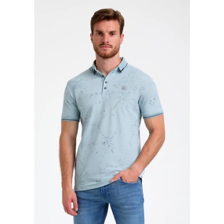 Gabbiano Poloshirt Polo 235526 4001 Bright Blue Mannen Maat - M