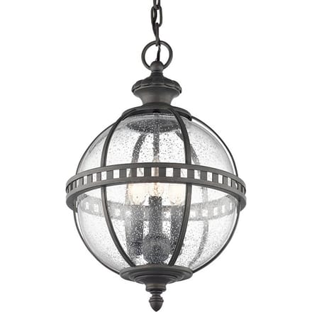 Kichler LED Buiten Hanglamp Halleron | 3X E14 Max 40W | IP44 | Dimbaar | Londonderry