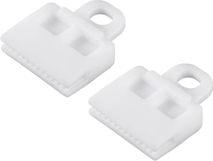 Glasgeleiderclips - Raamklemmen - Auto reparatie - Universele pasvorm - 2 stuks - Wit