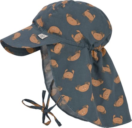 Lassig flap hat crabs bleu 7-18m / size 46-49cm