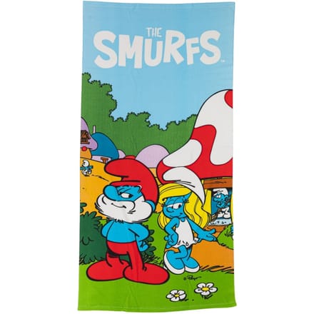 Smurfen Friends strandlaken 70 x 140 cm polyester