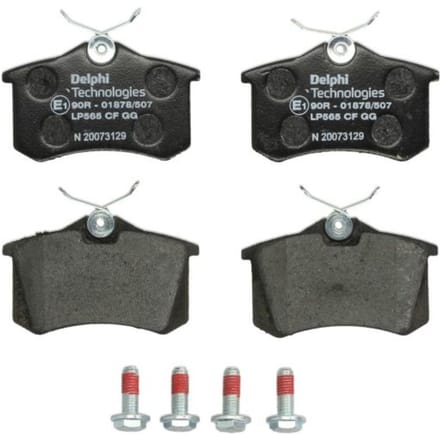 Remblokset DELPHI LP565, achter