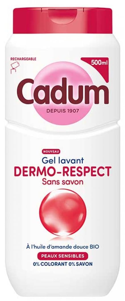 Cadum Zeepvrije Wasgel Dermo-Respect 500 ml