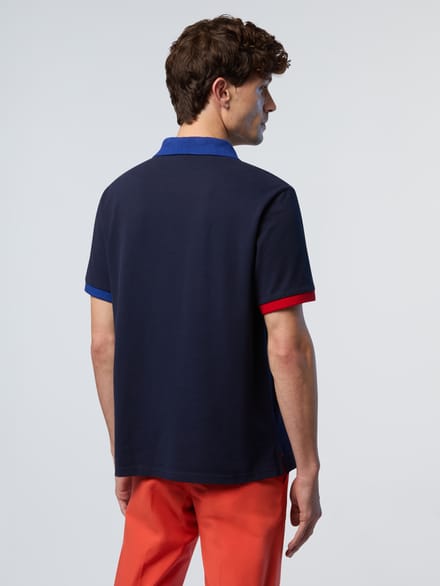 North Sails Polo overhemd Met contrasterende boorden