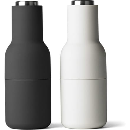 Audo Copenhagen Bottle Grinder Peper- En Zoutmolen Ash/Carbon Staal