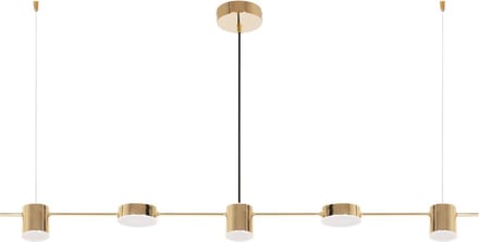 Toolight App929-5Cp Hanglamp Goud 115X10X7,5Cm
