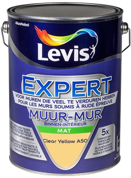 Levis - Expert Muur Binnen Mix - Clear Yellow A50 - Mengverf - 5 L