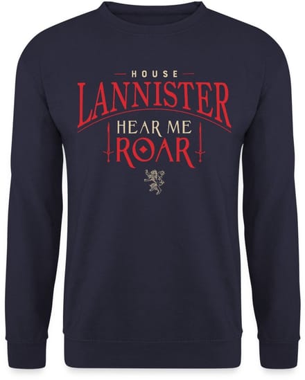 Game Of Thrones Huis Lannister Hear Me Roar Sweater Heren