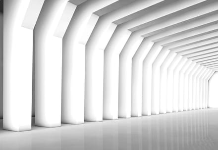 Fotobehang Modern Abstract Monochrome | XL - 208cm x 146cm | 130g/m2 Vlies