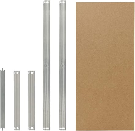 Complete Steekplankenset 60x45 cm - Gegalvaniseerd Frame met HDF Planken voor Zware Lasten