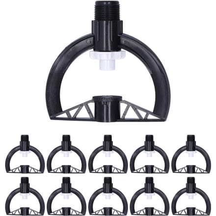 10 stuks Roterende Sproeier G3/4 Buitendraad Tuin Gazon Sproeier Mondstuk Kasbenodigdheden black