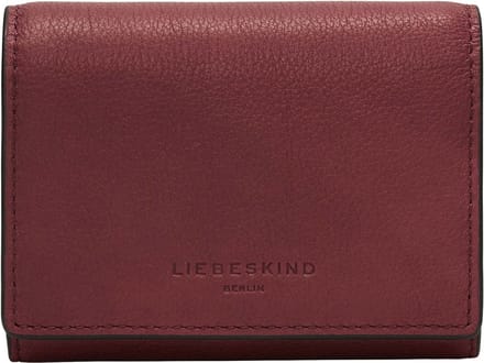 LIEBESKIND BERLIN Portemonnee LOU 2 3D Leather Louisa Wallet Berry Wijnrood