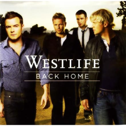 CD WESTLIFE - Back Home  88697176702 S Records 2007 Europa Pop Gebruikt white