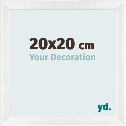 Your Decoration - Fotolijst 20x20 cm - MDF - Wit Hoogglans - Pisa