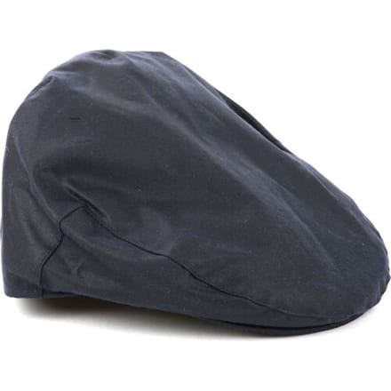 Barbour Wax Flat Cap Donkerblauw (navy) - Maat M - Heren