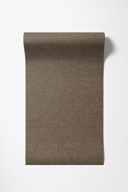 Dutch Wallcoverings - Vliesbehang - Linen & Textures - uni bruin - VT10025