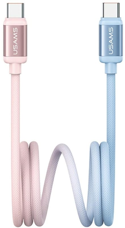 USAMS Bicolor Serie SJ756 - Kabel - USB-C/USB-C - 60W - 1.2m