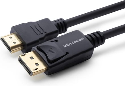 Microconnect MC-DP-HDMI-1000 video kabel adapter 10 m DisplayPort Zwart