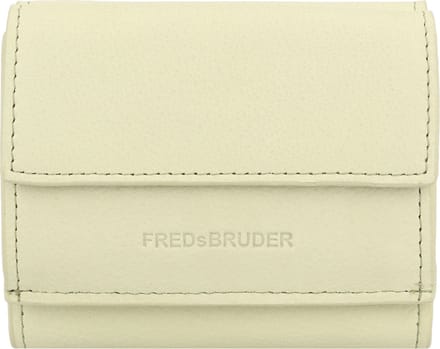 FREDsBRUDER Leren Portemonnee Bobonia Foldover Wallet Pistachio Lichtgroen
