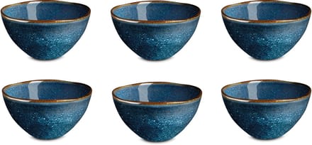 Medard de Noblat - Vertigo Denim - Kommen 15 cm - 6 delig - Stoneware